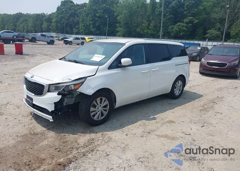 2017 Kia Sedona Lx z USA, uszkodzony, nr VIN KNDMB5C17H6313424